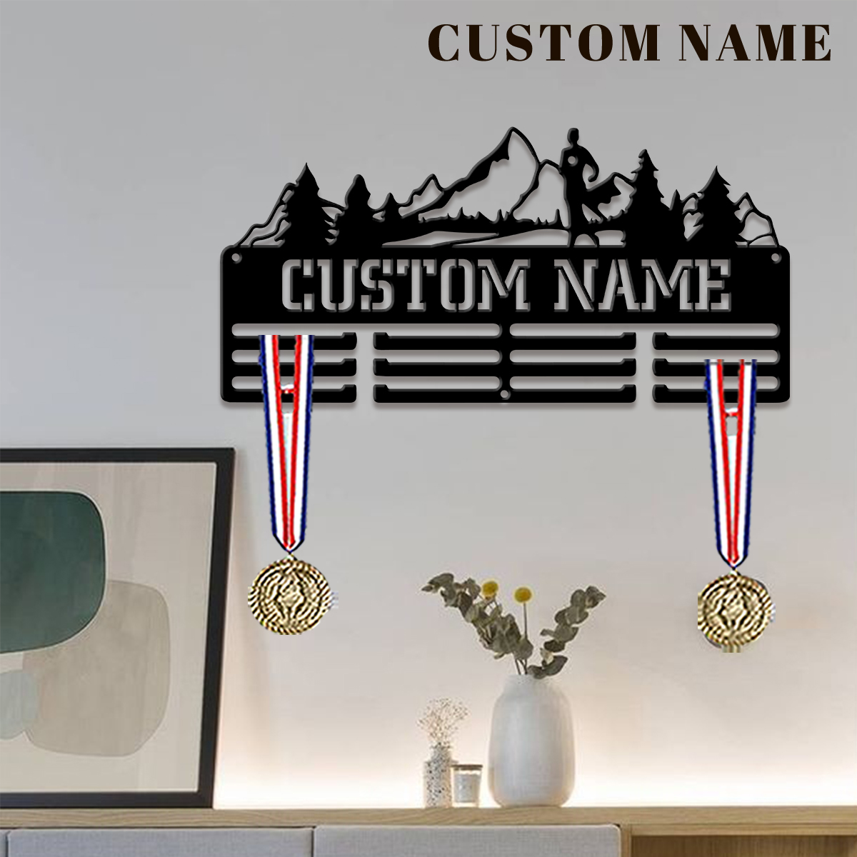 Halloween Party Supplies - Espositore Personalizzato per Medaglie di Maratona