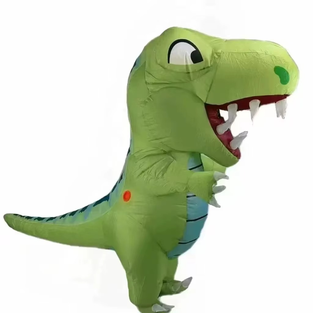Halloween Costume Adult - Costume gonfiabile da dinosauro con testa