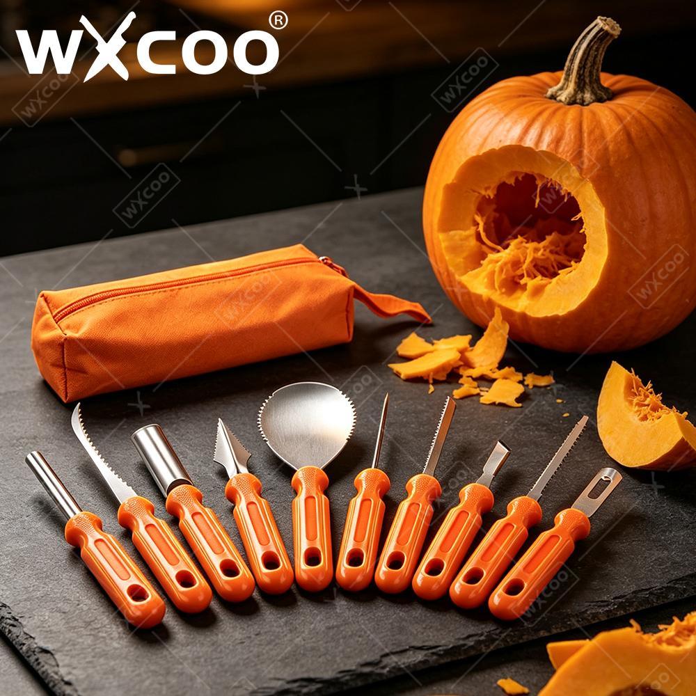Pumpkin Lantern Halloween - Set di Utensili per Intaglio Zucca