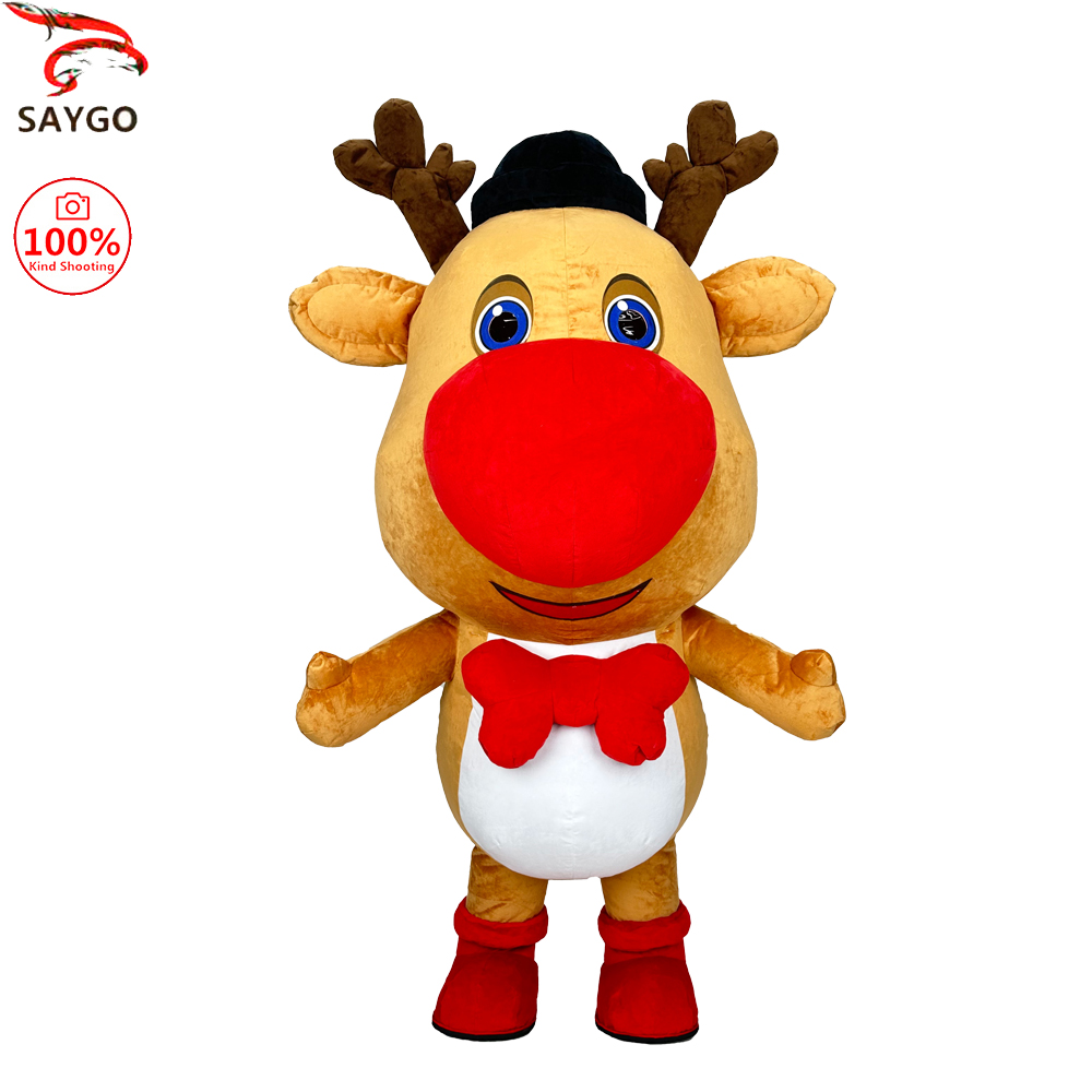 Halloween Costume Adult - SAYGO Natale Cervo Gonfiabile Peluche Costume