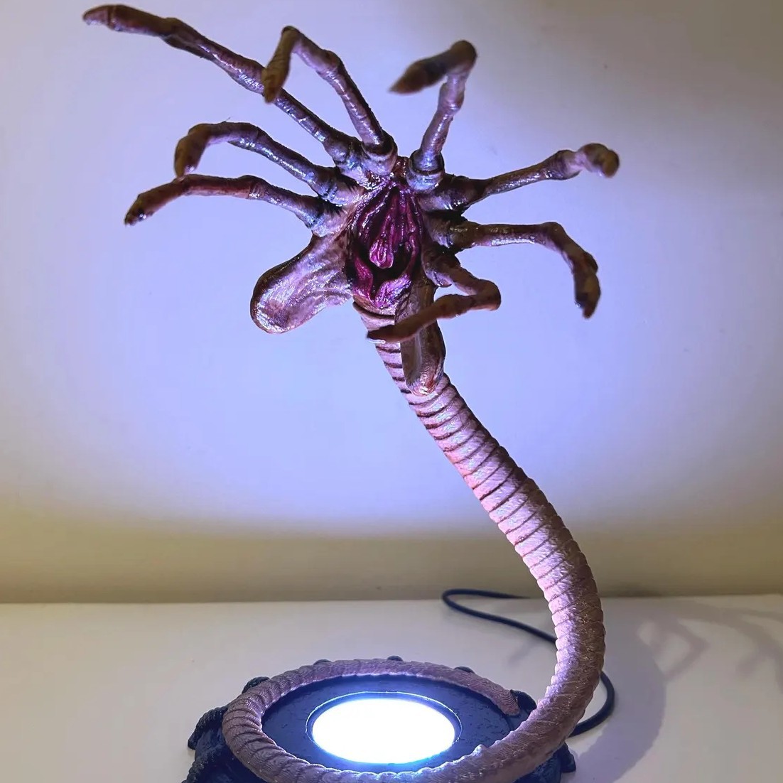 Halloween Party Supplies - Lampada Notturna Alien Facehugger, Decorazione Halloween