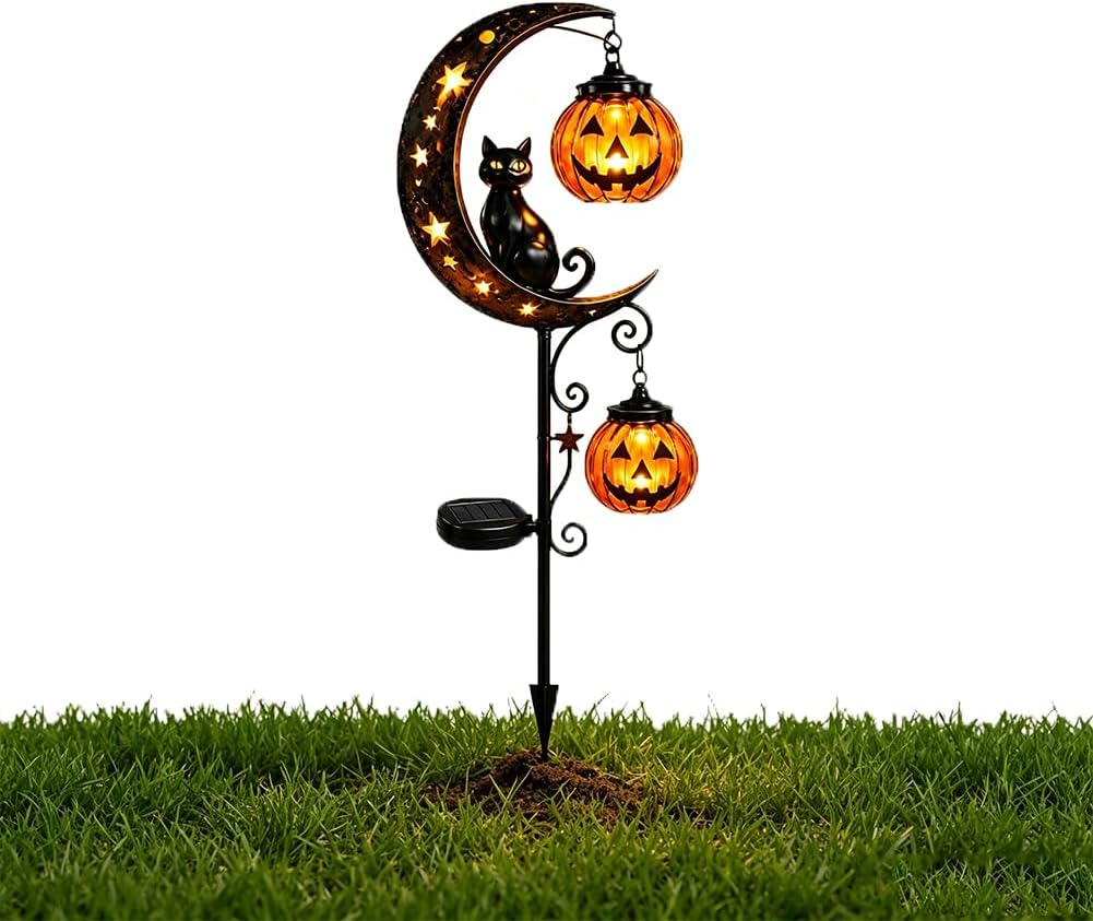 Halloween Pumpkin Decor Led - Luce Solare da Giardino a Forma