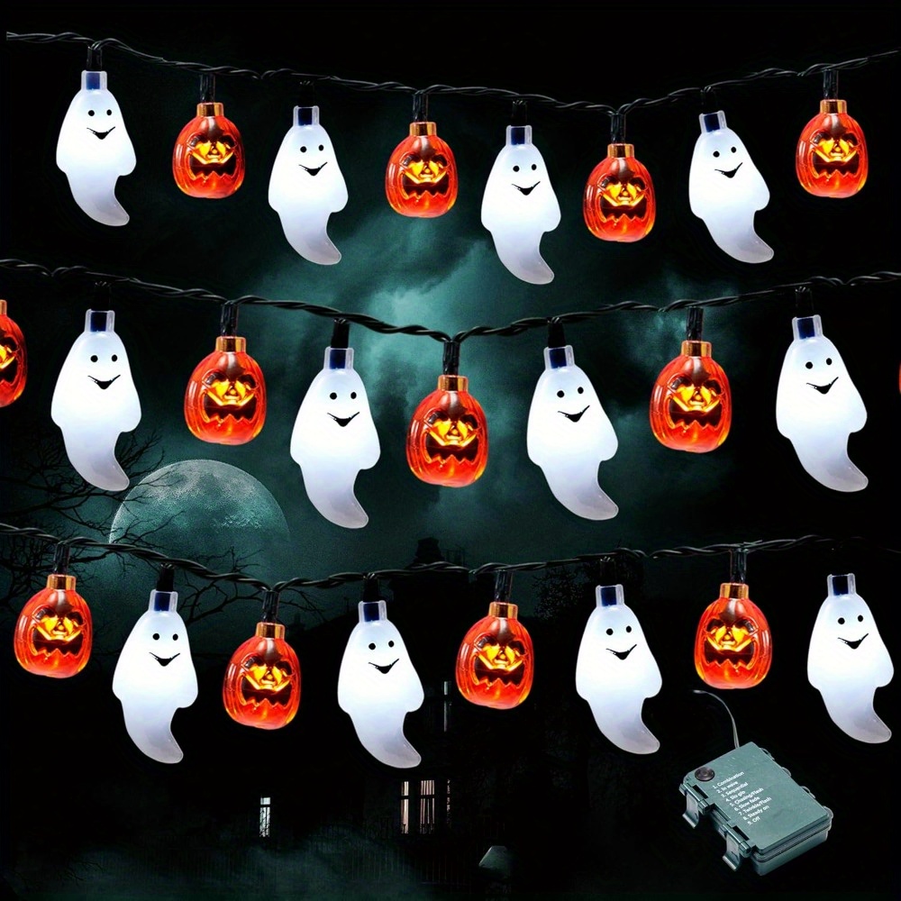 Halloween Led String Lights Orange - Luci a stringa di Halloween a