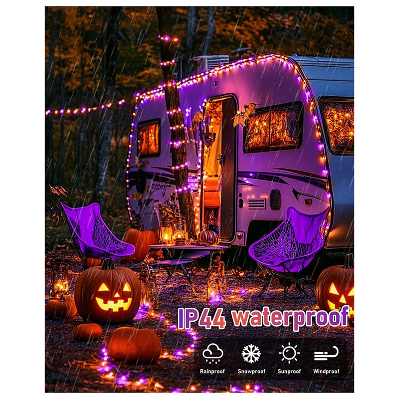 Luci a stringa solari per Hall - Halloween Led String Lights Orange recensione e prezzo