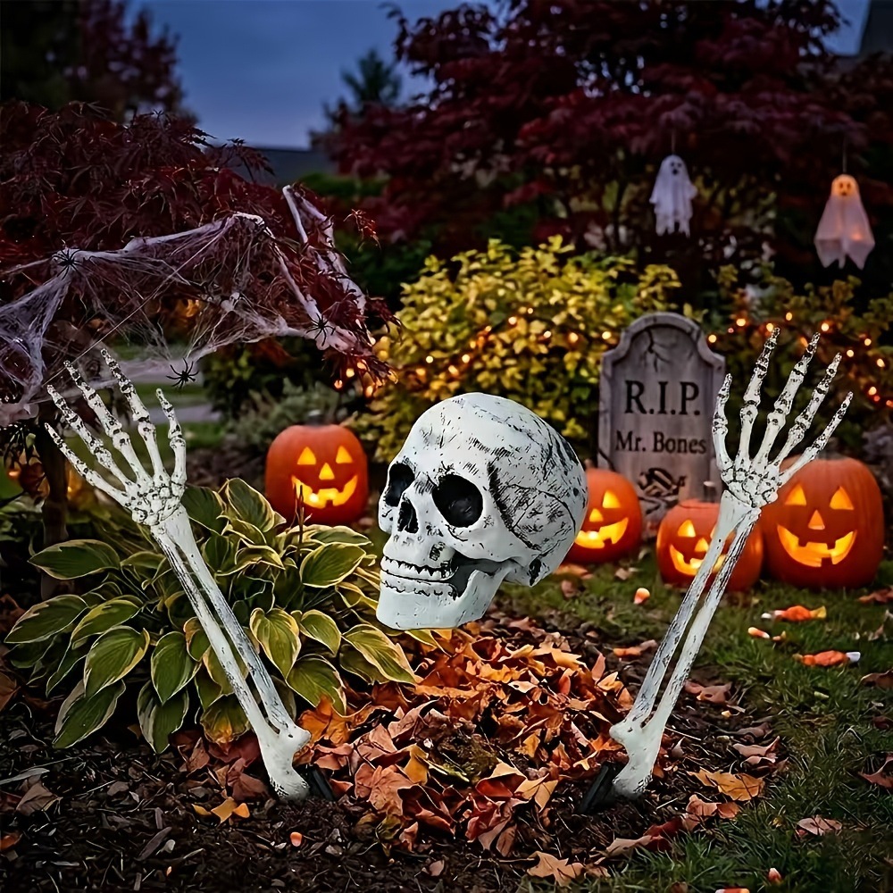 Set di 3 decorazioni per il gi - Halloween Skeleton Decoration recensione e prezzo