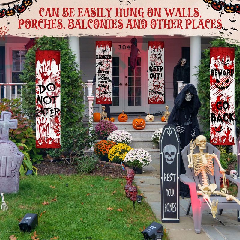 VIKAMA Copertura per Porta d'I - Halloween Skeleton Decoration recensione e prezzo