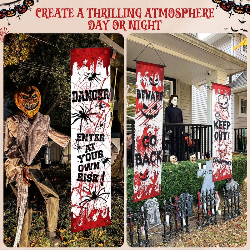 VIKAMA Copertura per Porta d'I - Halloween Skeleton Decoration recensione e prezzo