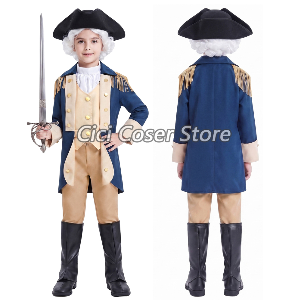 Costume da George Washington p - Halloween Costume Kids recensione e prezzo
