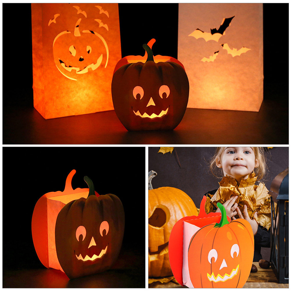 12 sacchetti a forma di zucca, - Pumpkin Lantern Halloween recensione e prezzo
