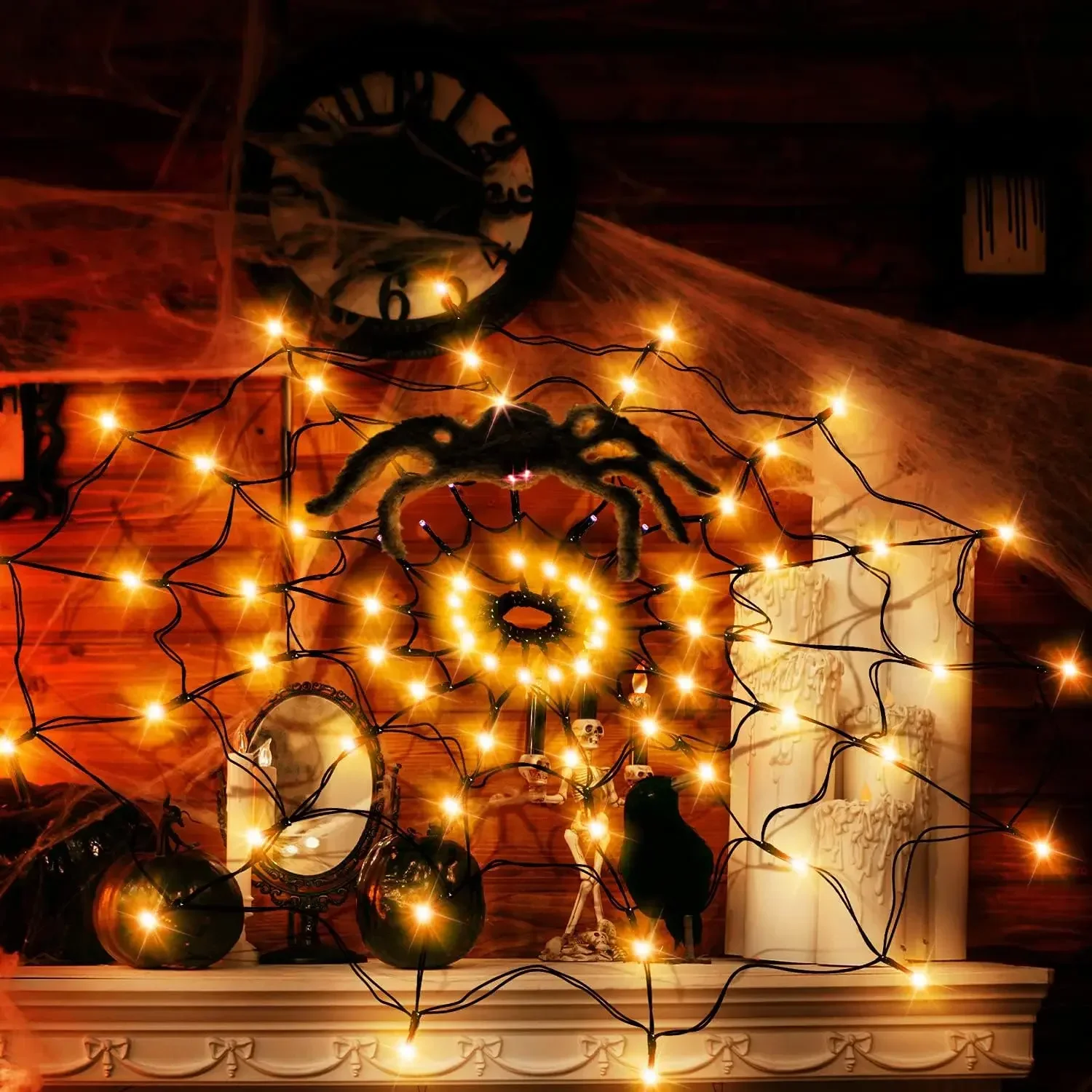 1-4PCS Luci a Stringa LED a Ra - Halloween Led String Lights Orange recensione e prezzo