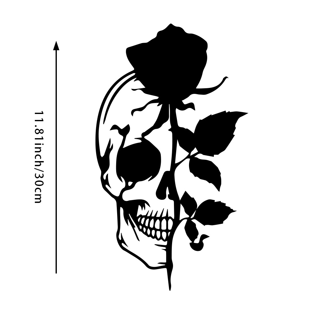Decorazione da Parete in Metal - Halloween Skeleton Decoration recensione e prezzo