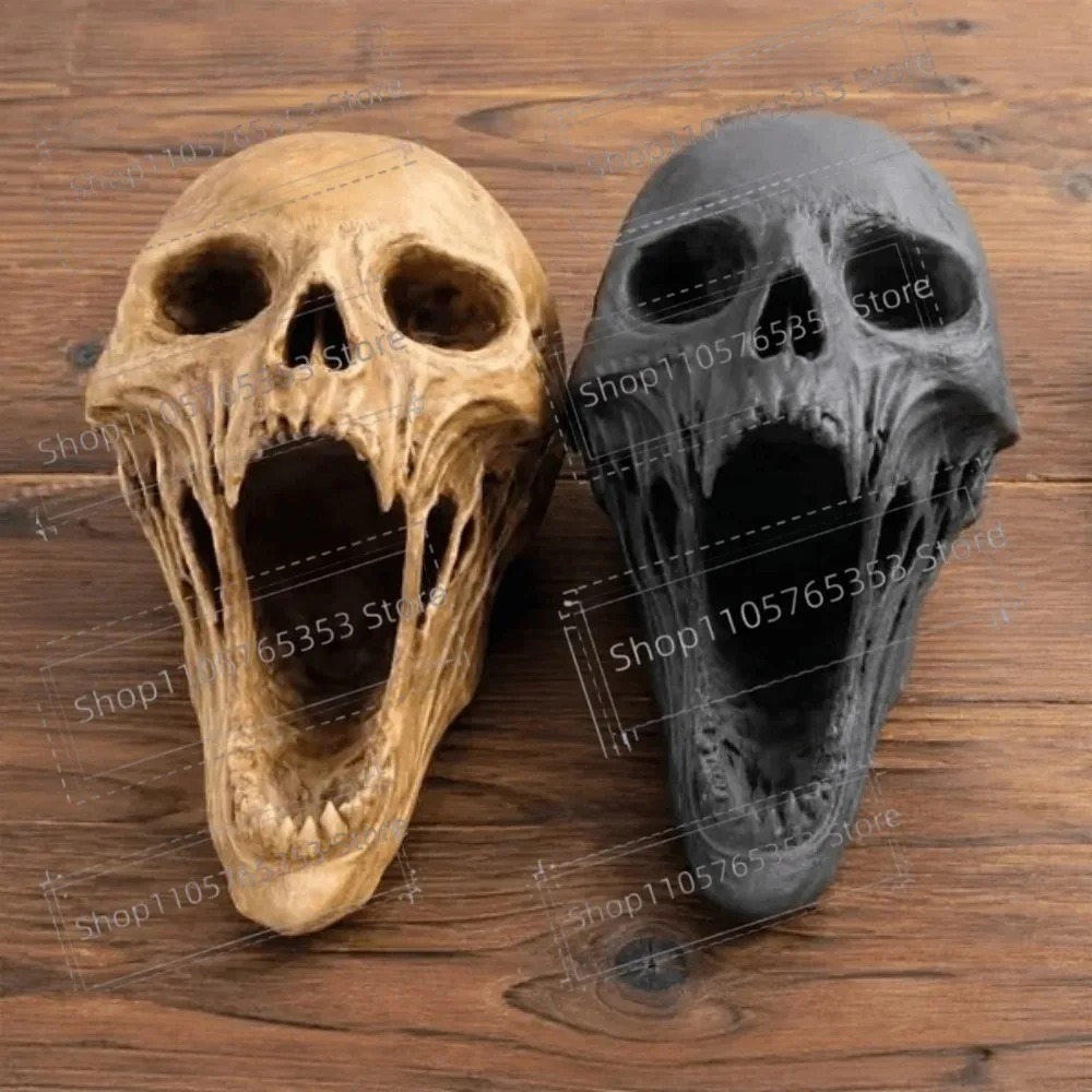 Statua Gotica di Teschio Urlan - Halloween Skeleton Decoration recensione e prezzo