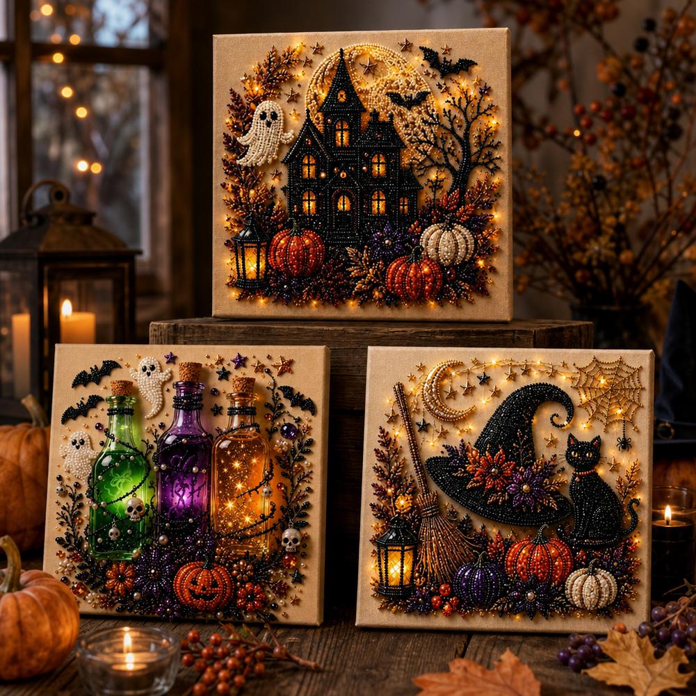 Kit Artistico 3D con Perle per - Pumpkin Lantern Halloween recensione e prezzo