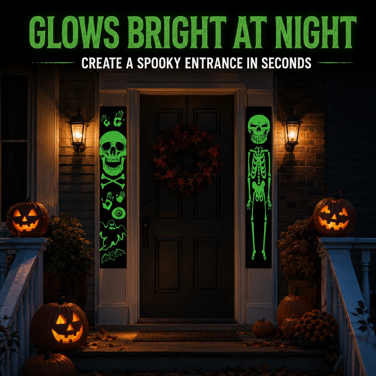 2 strisce decorative fluoresce - Halloween Skeleton Decoration recensione e prezzo
