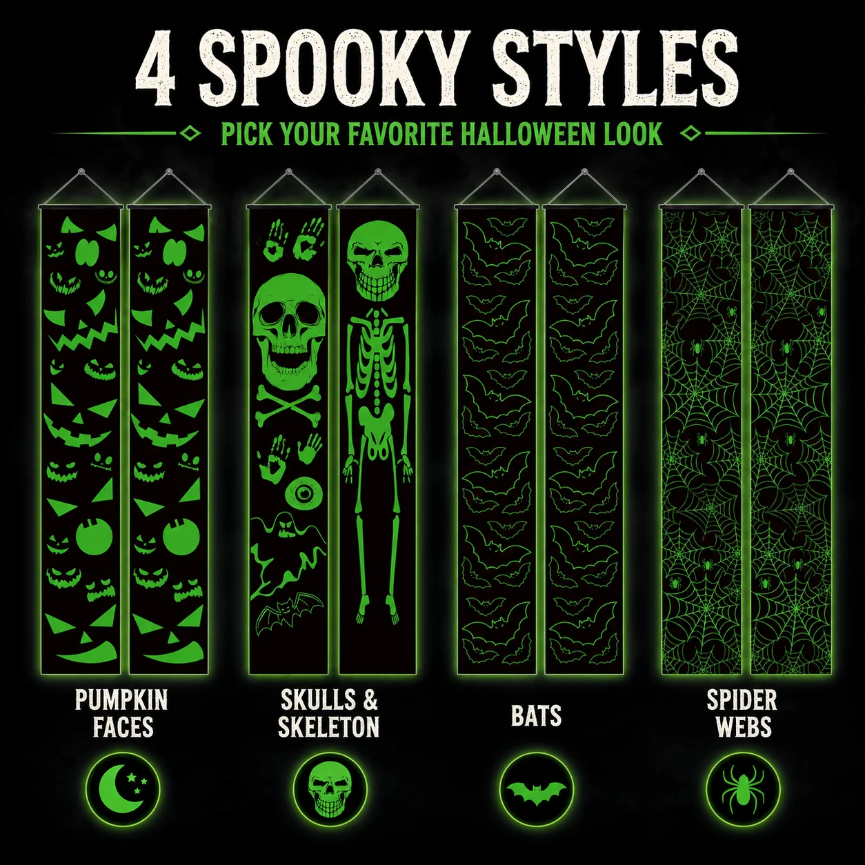 2 strisce decorative fluoresce - Halloween Skeleton Decoration recensione e prezzo