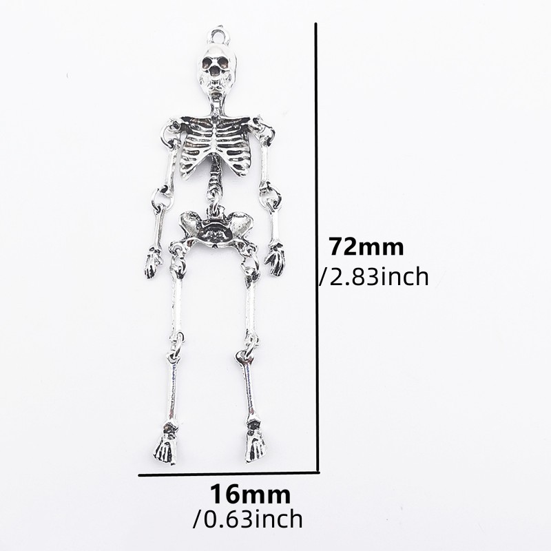 2/5/10 pezzi ciondolo scheletr - Halloween Skeleton Decoration recensione e prezzo