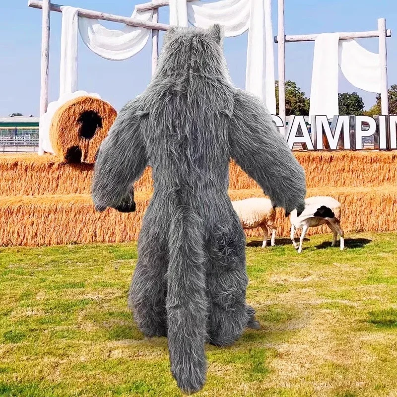 Costume da Mascotte Lupo Grigi - Halloween Costume Adult recensione e prezzo
