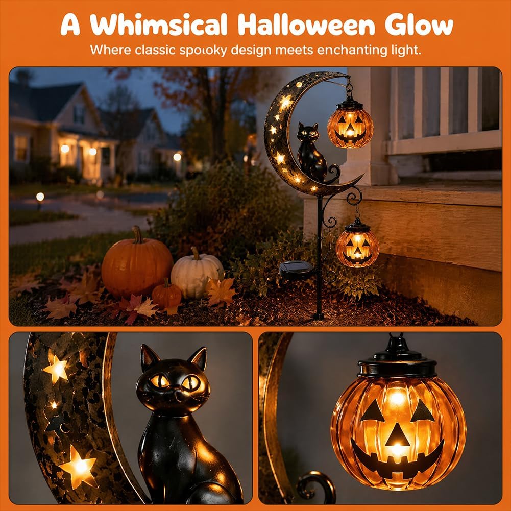Luce Solare da Giardino a Form - Halloween Pumpkin Decor Led recensione e prezzo
