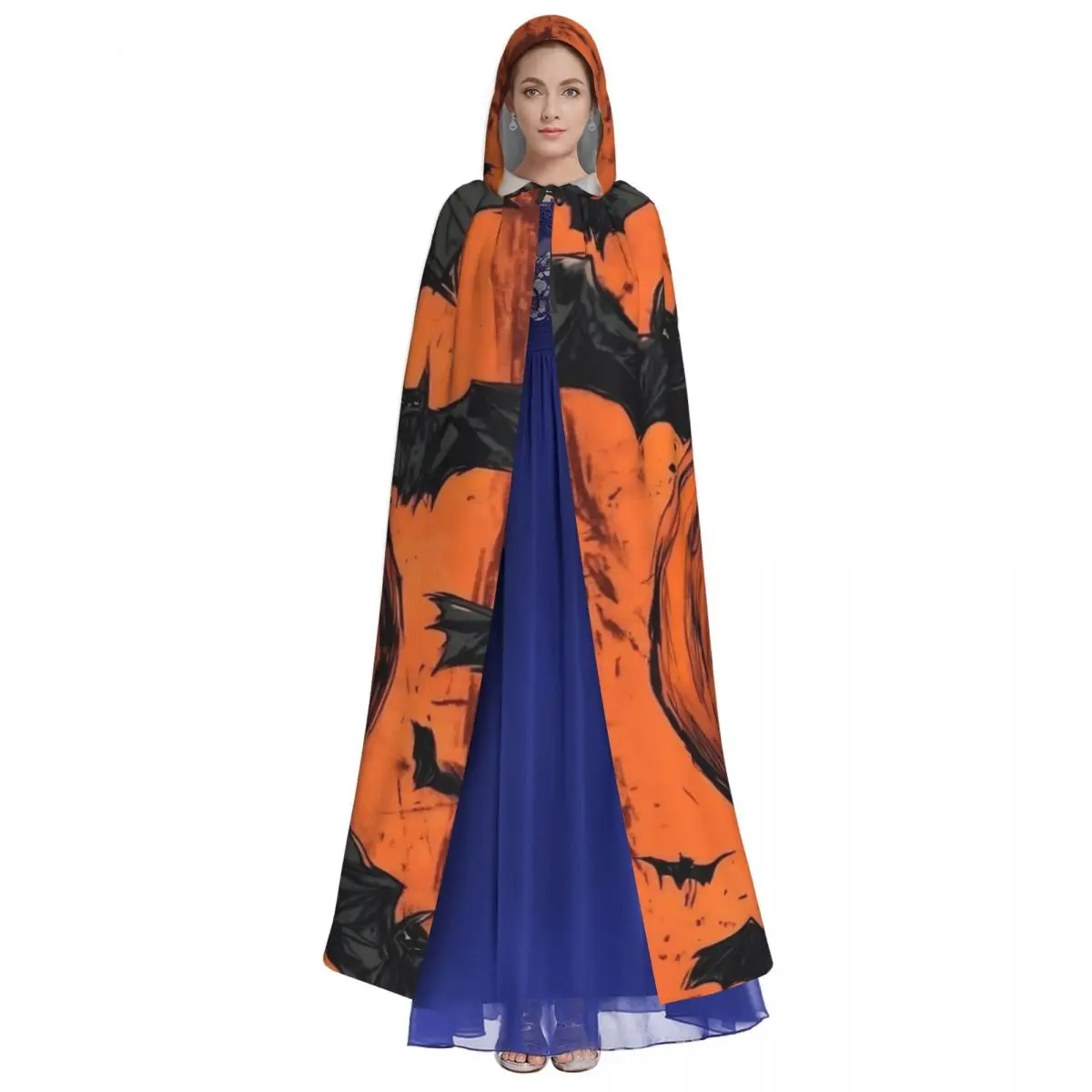 Mantello Lungo con Cappuccio P - Pumpkin Lantern Halloween recensione e prezzo